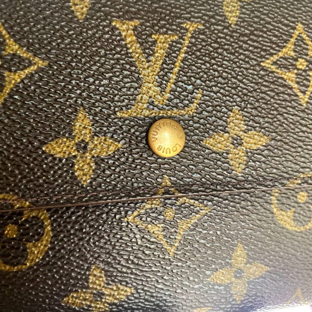 ‘99 Vintage  LV Elise Monogram Compact Trifold Wallet TH0999 - Picture 3 of 9